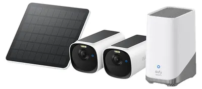 Produktbild von eufy eufyCam E41 T8144*2+Homebase3*1+3W Solar Panel EU (3)