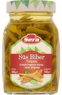 Immagine prodotto di Sera Sus Biber Hete Pepers 300g – Peperoncino per piatti e salse