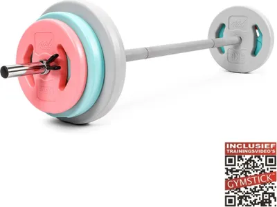 Produktbild von Gymstick Vivid Pump Set 20 kg mit Online Trainingsvideos