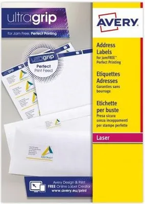 Produktbild von Avery L7160-15 Adressaufkleber Weiß Selbstklebeeticket