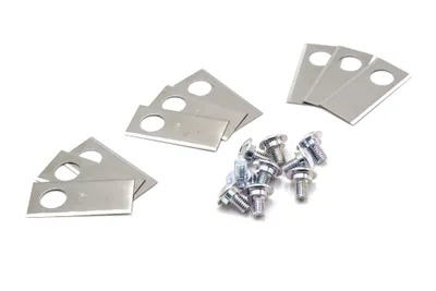 Produktbild von vhbw 9x Messer Klingen kompatibel mit Honda Miimo 310, 520, 3000, HRM 310, HRM 520, HRM 3000 Mähroboter - (Edelstahl, 0.75mm) Ersatzmesser Ersatzklingen