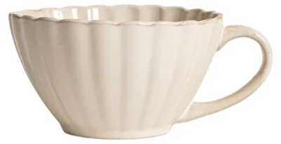 Obrázok produktu pre HOMLA MELIDA – hrnček v tvare šálky, krémová farba, objem 0,3 l