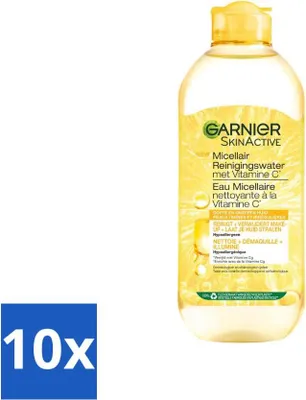 Produktbild von Garnier - SkinActive - Mizellenwasser - Vitamin C - Reinigungswasser - 400 ml - Vorteilspack - 10 Stücke