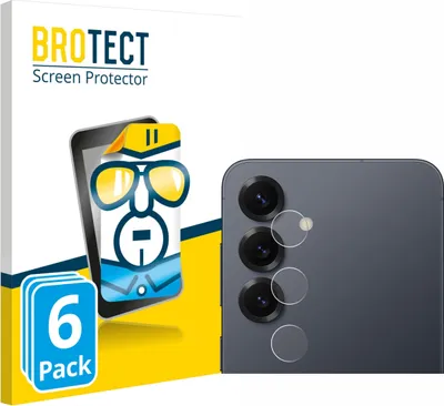 Produktbild von 6x Für Samsung Galaxy S25 (NUR Kameraschutz) Schutzfolie BROTECT Displayschutz Display Schutz Folie Klar Transparent