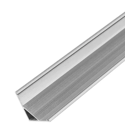 Obrázek produktu pro MasterLED, hliníkový rohový profil pro LED pásky, 10 mm, 1 metr, stříbrná barva, eloxovaný povrch