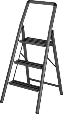 Immagine prodotto di Scala da cucina a 3 gradini in legno