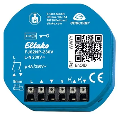 Produktbild von Eltako Funk-Jalousie-u.Rollladen-Aktor FJ62NP-230V 4A/250V 30200535