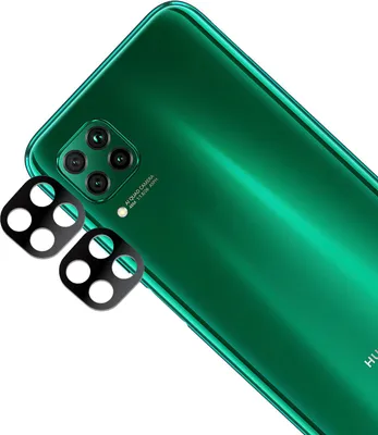Produktbild von Kameraschutz für Huawei P40 LITE [2 Stück] Kamera Schutzfolie Durchsichtiges gehärtetes Glas Folie Rückseite Linse Kratzschutzfolie Linsenschutz Phonillico®