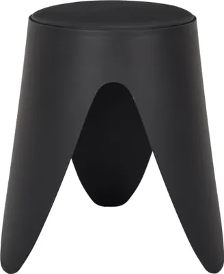 Produktbild von HOME DECO FACTORY Hocker Eve Zeitgenössisch Kunstleder 46 Schwarz