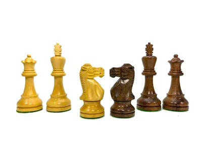 Produktbild von ROOGU Classic Staunton Schachfiguren 4'' AKAZIENHOLZ Handdien extra Damen
