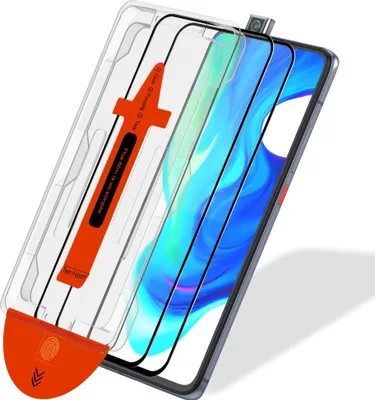 Produktbild von 2-Pack Xiaomi POCO F2 Pro Displayschutzfolie - Gehärtetes Glas | [Automatische Installation] - Blasenfrei