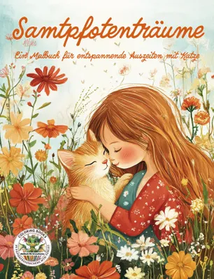 Produktbild von Samtpfotenträume - Ein Malbuch für entspannende Auszeiten mit Katze