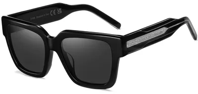 Produktbild von Solidchoice – Retro-Sonnenbrille in rechteckiger Form, polarisiert, mit UV400-Schutz, für Herren