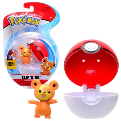 Produktbild von Pokemon Clip N Go Teddiursa + Pokeball