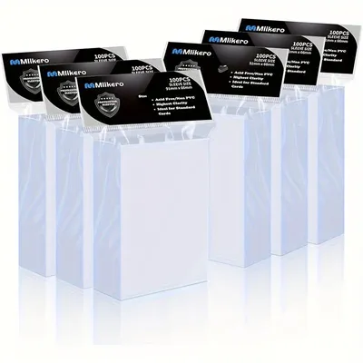 Produktbild von 5000 Stück Kartenhüllen, Klare Penny-Hüllen für Sammelkarten, Baseball-Kartenhüllen, Weiche Taschen für MTG, TCG, Baseball-, Fußball- und Spielkarten