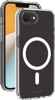 Produktbild von ViVanco™Mag Steady Cover für iPhone 16e (2025), 2.0m Drop-Protection, MagSafe Support, Cover, Apple, iPhone 16e (2025), 15,5 cm (6.1"), Transparent