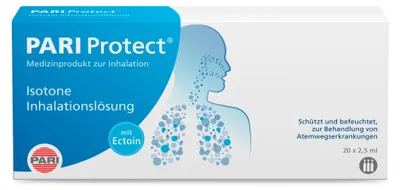 Produktbild von PARI Protect Isotonische Kochsalzlösung, 20 Ampullen, 2,5ml
