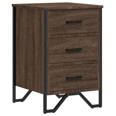 Produktbild von Nachttisch Braun Eichen-Optik 40x41x60 cm Holzwerkstoff