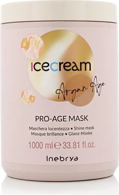Imagen del producto de Mascarilla antiedad Inebrya Ice Cream Argan, 1000 ml