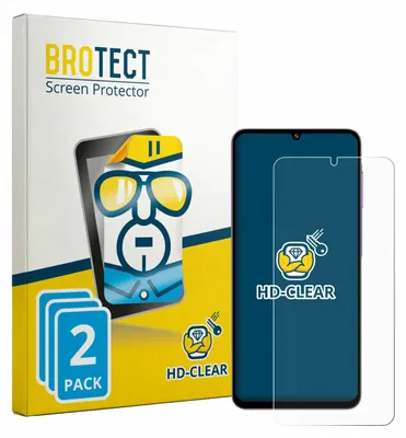 Produktbild von 2x Für Samsung Galaxy M17e Schutzfolie BROTECT Displayschutz Display Schutz Folie Klar Transparent