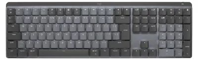 Produktbild von Logitech Master Series MX Mechanical - Tastatur - hinterleuchtet - kabellos - Bluetooth LE - QWERTY - US International - Tastenschalter: Tactile Quiet - Graphite