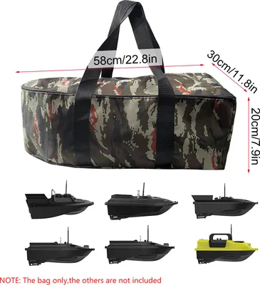 Image de Sac de transport pour bateau à appâts Sac de rangement pour bateau de pêche hydrofuge