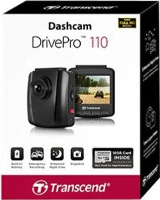 Image de Transcend DrivePro 110 Kamera embarquée inkl. 32GB microSDHC TLC