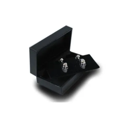 Produktbild von 2er Set Manschettenknöpfe für Herren | Motiv Totenkopf | Aus 925er Sterling-Silber