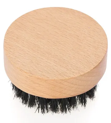 Immagine prodotto di Uomini baffi cerchio legno colore faggio spazzola barba cura rasatura pulizia kit di cura