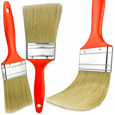 Imagen del producto de Pincel plano de 51 mm, color naranja, modelo 6702