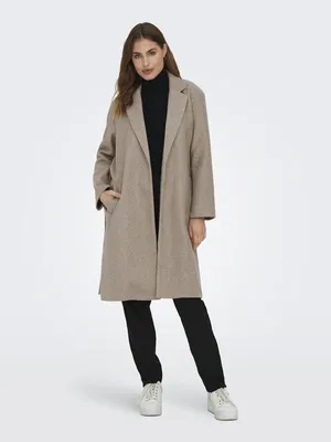 Productafbeelding van ALLEEN BIJ ONLY: Lange mantel-cardigan combinatie, model PNT NOOS