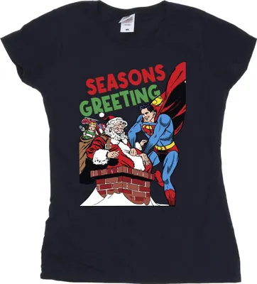 Produktbild von DC Comics - T-Shirt für Damen BI39531 (XL) (Marineblau)