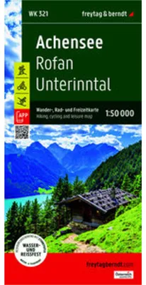 Image de Carte de randonnée freytag & berndt WK 321 Achensee - Rofan - Vallée de l'Unterinntal au 1/50 000