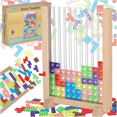 Obrázok produktu pre Stojaci Tetris puzzle - logická hra pre deti