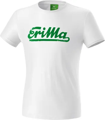 Produktbild von Erima Kinder Retro T-Shirt weiß/smaragd 116