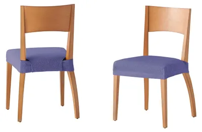 Productafbeelding van Martina bekleding voor stoelen, paars, set van 6