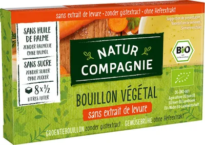 Immagine prodotto di Natur Compagnie brodo vegetale biologico senza lievito 8 cubetti 80g
