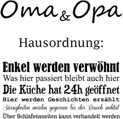 Produktbild von Holzschild "Oma Opa" bedruckt 15x15cm Deko