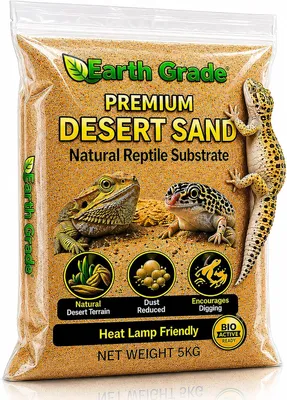 Produktbild von Reptilensubstrat natürliches Wüstensand, staubreduziert, 5 kg, für Terrarien