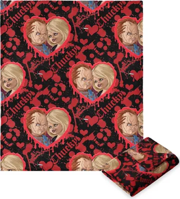 Produktbild von Chucky Love Hurts Kuscheldecke Geschenkidee 127x178cm