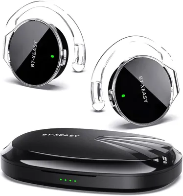 Produktbild von Mit Mikrofon Open Ear Kopfhörer 52hrs Bluetooth 5.4 Wireless Over Ear Kopfhörer Sport Kopfhörer Clip on Kopfhörer Verbinden Sie 2 Geräte Gleichzeiti