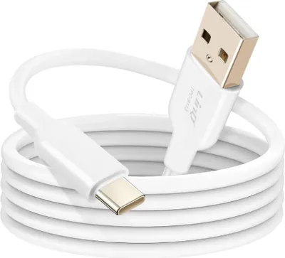 Immagine prodotto di LinQ, cavo di ricarica da USB a USB-C 3A 36W a ricarica rapida 1,2 m, bianco