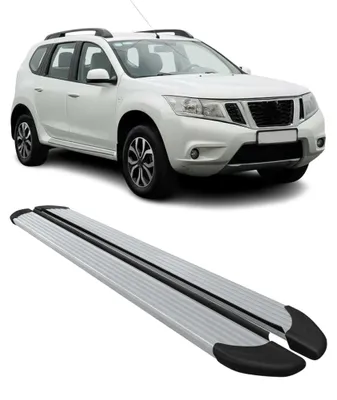 Image de Marchepieds Latéraux pour Nissan Terrano 2012-2020 Aluminium Argent 2Pcs