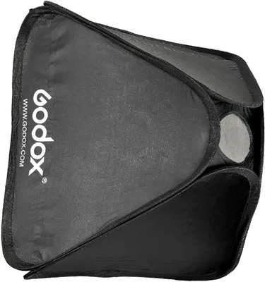 Obrázok produktu pre Godox 80 × 80 cm / 31 × 31 palcov – difúzor pre blesk typu softbox s držiakom S-Buegel a uchytením Bowens pre blesky Speedlite