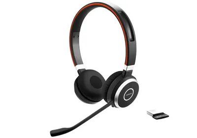 Produktbild von Jabra Evolve 65 (SME), Verkabelt & Kabellos, 20 - 20000 Hz, Büro/Callcenter, 310 g, Kopfhörer, Schwarz