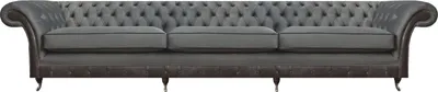 Immagine prodotto di Divano a tre posti, divano di design per il soggiorno, seduta imbottita Chesterfield