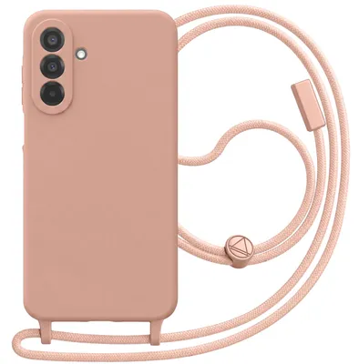 Produktbild von Avizar, Hülle für Samsung Galaxy A26 aus Silikon mit Band zum Umhängen, Rosa
