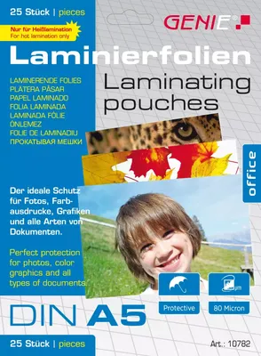 Immagine prodotto di GENIE Laminiertaschen 25 A5 - Folien