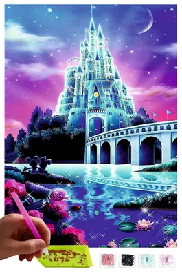 Immagine prodotto di Set fai da te per mosaico con diamanti MISHBAY | Ricamo | Pittura con diamanti | Pittura con diamanti "dipingi con i numeri" | Decorazioni murali per la casa | Decorazioni artistiche | Decorazioni murali | Artigianato artistico