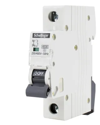 Productafbeelding van Schelinger Installatieautomaat 16A C-karakteristiek - 1-polig - 230/400V - A02-G7-1P-C16 - IP20